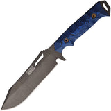 Dawson Knives Shepherd XL Black & Blue G10 Midnight MagnaCut Fixed Blade Knife 83830