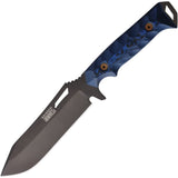 Dawson Knives Shepherd XL Black & Blue G10 Apocalyptic MagnaCut Fixed Blade Knife 83847
