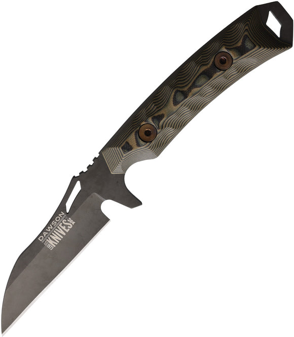 Dawson Knives Revelation Ultrex Camo G10 MagnaCut Apocalypse Black Fixed Blade Knife 84028