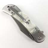 Elk Ridge Large Folding Mother of Pearl MOP Pocket Knife - A009WP