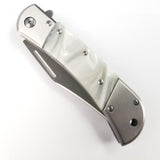 Elk Ridge Large Folding Mother of Pearl MOP Pocket Knife - A009WP