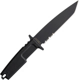 Extrema Ratio Col Moschin Paper Black Stainless Steel Fixed Blade Knife 0125TBPL
