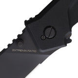 Extrema Ratio MF1 Linerlock Black Ruvido Aluminum Folding N690 Knife 0133RVB