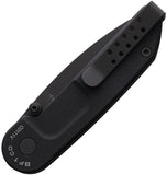 Extrema Ratio BF1 CD Black Ruvido Aluminum Folding N690 Drop Pt Knife 0143RVB
