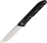 Extrema Ratio Ferrum E Linerlock Black Aluminum Folding N690 Pocket Knife 0366SATBLK