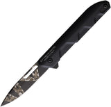 Extrema Ratio Ferrum T Linerlock Black Aluminum Folding N690 Knife 0367BDWBLK