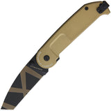 Extrema Ratio Desert Tan Warfare Linerlock N690 Cobalt Folding Knife 135BF1WCD