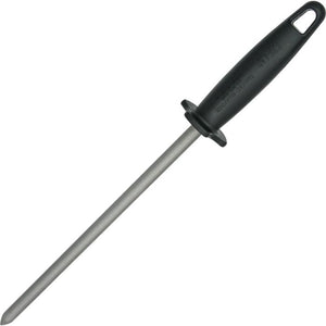 Eze-Lap Diamond Butcher Steel Black 15" Knife Sharpening Rod LP