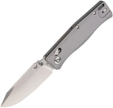 Flytanium BEEF Crossbar Lock Stealth Gray G10 Folding D2 Steel Pocket Knife 1386GSS