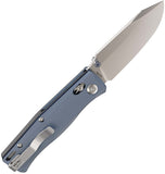 Flytanium BEEF Crossbar Lock Slate Blue G10 Folding D2 Steel Pocket Knife 1386SBS