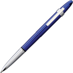 Fisher Space Pen Blue Moon Bullet Space Blue & Silver 3.75" Writing Pen 842814