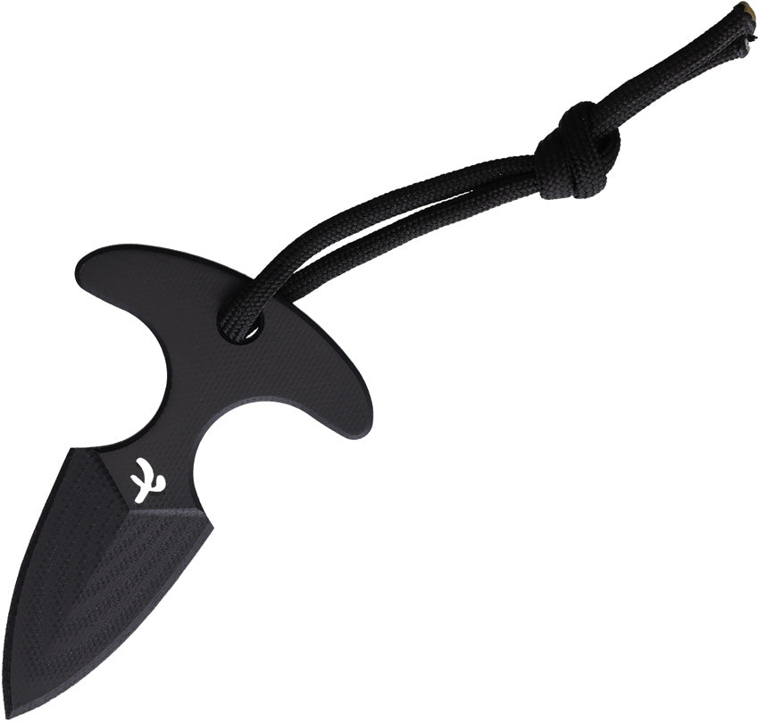 Fred Perrin Knives Mini Push Black G10 Push Dagger 1.75
