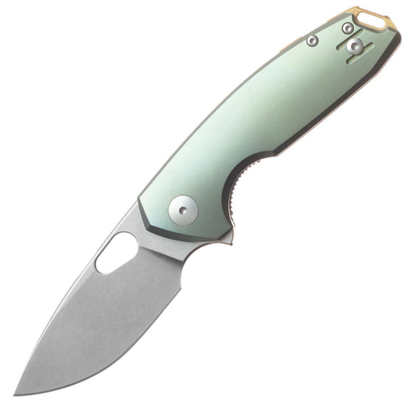 GiantMouse ACE Tribeca LTE Linerlock Green Titanium Folding MagnaCut Pocket Knife 11569