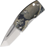 G.Sakai Blue Wave Money Clip Framelock Stainless Folding VG-10 Tanto Pocket Knife 11604T