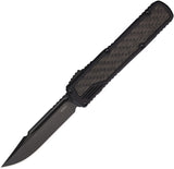 Guardian Tactical Automatic Scout Knife OTF Blackout Aluminum & Carbon Fiber Elmax Blade 142111