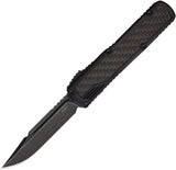 Guardian Tactical Automatic Scout Knife OTF Black Aluminum & Carbon Fiber Elmax Blade 142611