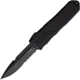 Guardian Tactical Automatic Recon 035 Knife OTF Black Aluminum MagnaCut Serrated Blade 93112