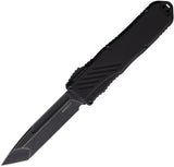Guardian Tactical Automatic Recon 035 Knife OTF Black Aluminum MagnaCut Tanto Blade 93621