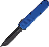 Guardian Tactical Automatic Recon 035 G2 Knife OTF Blue Aluminum MagnaCut Serrated Tanto Blade 94122