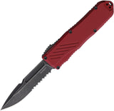 Guardian Tactical Automatic Recon 035 G2 Knife OTF Red Aluminum MagnaCut Serrated Blade 94612