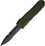 Guardian Tactical Automatic Recon 035 Knife OTF OD Green Aluminum MagnaCut Serrated Blade 98112