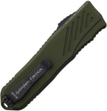 Guardian Tactical Automatic Recon 035 Knife OTF OD Green Aluminum MagnaCut Serrated Tanto Blade 98122