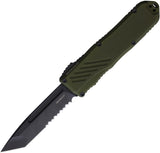 Guardian Tactical Automatic Recon 035 Knife OTF OD Green Aluminum MagnaCut Serrated Tanto Blade 98122