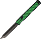 Heretic Knives Automatic Cleric II Knife OTF Aluminum & Toxic Green Bubble MagnaCut Blade 196ATXHDW