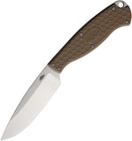 Honey Badger Knives Outfitter Tan FRN 8Cr13MoV Fixed Blade Knife 5302