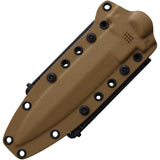 Halfbreed Blades Medium Infantry Flat Dark Earth G10 D2 Steel Fixed Blade Knife MIK01PDE