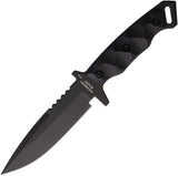 Halfbreed Blades Medium Infantry Black G10 Bohler K340 Fixed Blade Knife MIK03G2BLKK3