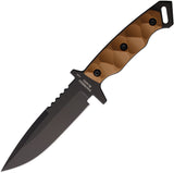 Halfbreed Blades Medium Infantry Flat Dark Earth G10 Bohler K340 Fixed Blade Knife MIK03G2DEK3