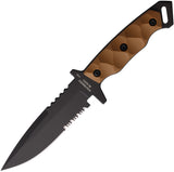 Halfbreed Blades Medium Infantry 03 Gen-2 Flat Dark Earth G10 Bohler K340 Fixed Blade Knife 03PSG2DE