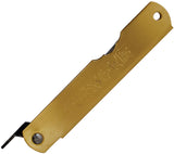 Higonokami Warikomi Rat Brass Folding Blue Paper Steel Pocket Knife ZOD06