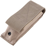 Hogue Modular MOLLE Hook & Loop Pouch Sheath Knife Tan Fits 5.5" Closed 35083