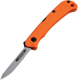 Hogue Expel Scalpel Lockback Orange G10 Folding Carbon Steel Pocket Knife 35834