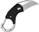CJRB Anansi Linerlock Black G10 Folding AR-RPM9 Hawkbill Pocket Knife 1964BK
