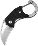 CJRB Anansi Linerlock Black G10 Folding AR-RPM9 Hawkbill Pocket Knife 1964BK