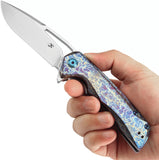 Kansept Knives Kryo Framelock Lightning Strike Titanium Folding S35VN Pocket Knife 1001A11