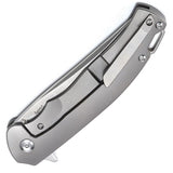 Kansept Knives Agent Framelock Titanium S35Vn Folding Knife 1004T1