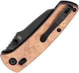 Kansept Knives Main Street Crossbar Lock Copper Foil G10 Folding S35VN Pocket Knife 1015V2