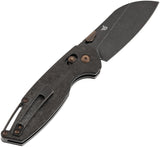 Kansept Knives Model 6 Crossbar Lock Carbon Fiber Folding S35VN Pocket Knife 1022V1