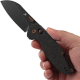 Kansept Knives Model 6 Crossbar Lock Carbon Fiber Folding S35VN Pocket Knife 1022V1