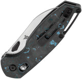 Kansept Knives Model 6 Crossbar Lock Arctic Storm Carbon Fiber Folding S35VN Pocket Knife 1022V4