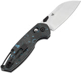 Kansept Knives Model 6 Crossbar Lock Arctic Storm Carbon Fiber Folding S35VN Pocket Knife 1022V4