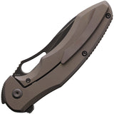 Kansept Knives Echis Framelock Bronze Titanium Folding S35VN Pocket Knife 1071A2