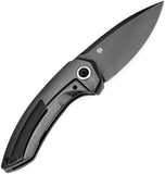 Kansept Knives ODD 21 Framelock Mirror DLC Titanium Folding 20CV Pocket Knife 1077A7