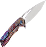 Kansept Knives Mini Kyro Framelock Titanium Folding CPM-S35VN Knife 2001B10