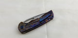 Kansept Knives Mini Kyro Framelock Titanium Folding CPM-S35VN Knife 2001B10