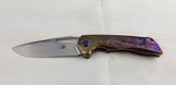 Kansept Knives Mini Kyro Framelock Titanium Folding CPM-S35VN Knife 2001B10